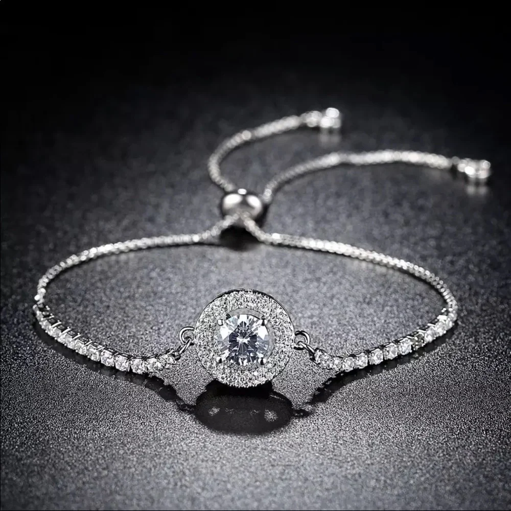 💙Adjustable Sterling Silver Bracelet - Picture 3 of 4